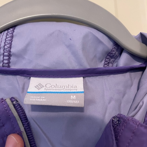 Columbia Kids Windbreaker in Vibrant Purple - Picture 3 of 4
